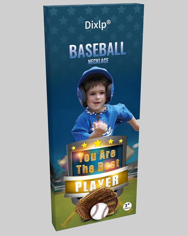 Dixlp Store Baseball Necklaces, 3 Pack, Fashion Tornado Design for Sports Fan Baseball Necklace, Great-Hit with Box, Baseball Theme Party Gifts - Image 2